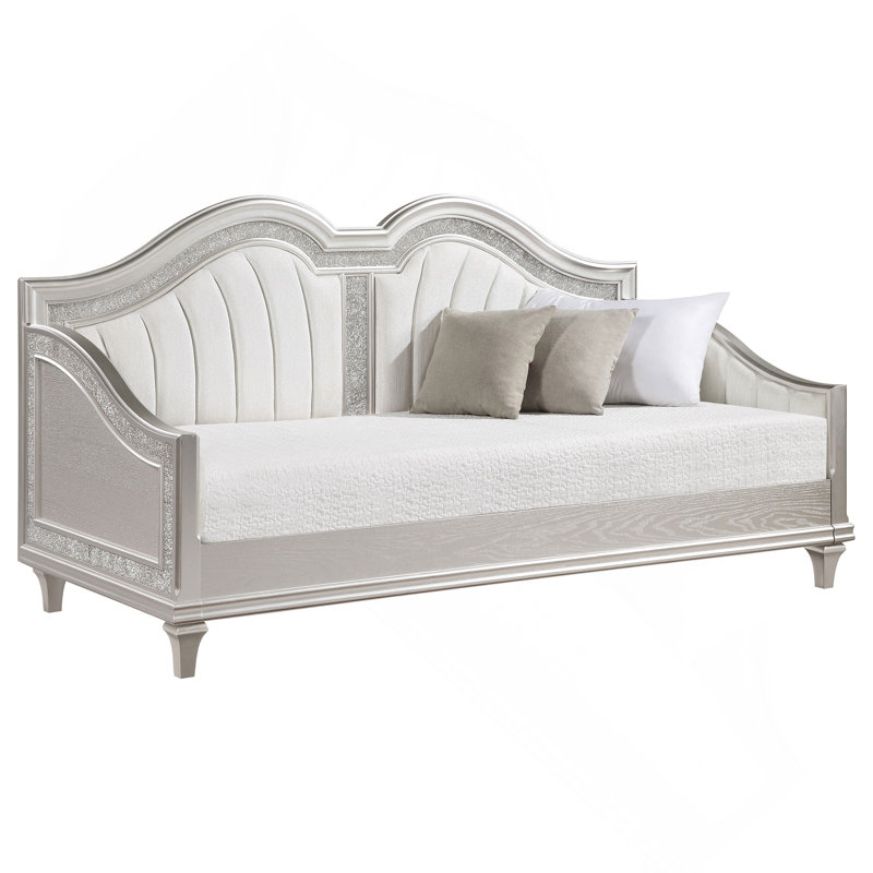 Lit de jour simple Sliver Oak et Ivory