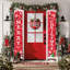 Kbndieu Christmas Couplet Door Curtain Custom Party Decoration Door Cover Christmas Flag Background Cloth
