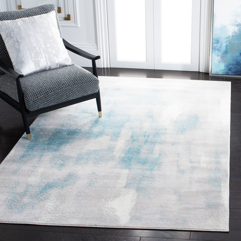 Barinholtz Performance Abstract Rug, Rectangle 4' x 6'