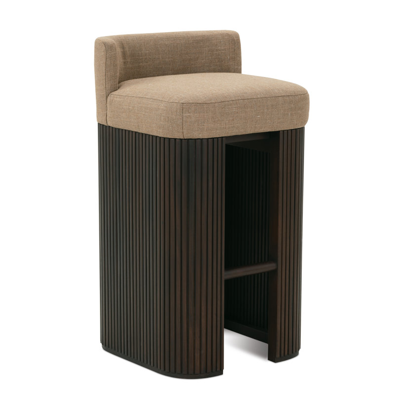 Kindred Upholstered Stool, Godiva