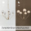 Lustre 5 lumières à abat-jour classique Jacquelyn