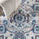 Lawrence Hill Modern Persian Vintage Medallion Light Gray/Blue Rug