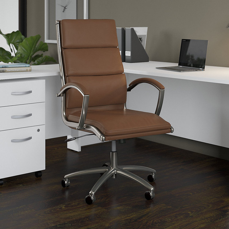 Somerset Vinyl Task Chair, Saddle