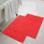 Nora Cotton Terry Solid Absorbent Thick Checkered Washable Bath Mat Set Of 2-105971394