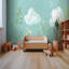 Murale pour enfants Dreamy Meadow Clouds-123035176
