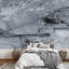 Peintures murales abstraites gris et granit gris et blanc-93997203