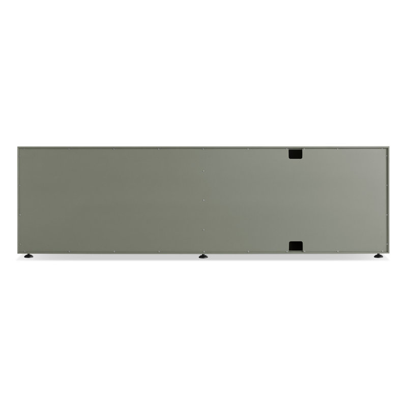 Superchoice 2 Door/2 Drawer Console, Gray Green