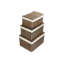 Wicker Lined 3 Piece Storage Hamper Set-1119100032