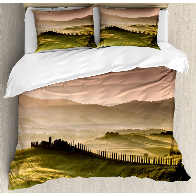 Rustic Duvet Cover, Queen Duvet Cover + 2 Shams