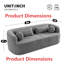 Canapé 86 po Chenille Boneless-104105594