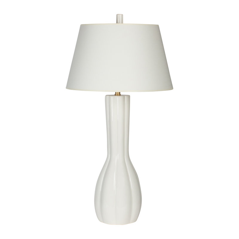 Blanc Dahlia Table Lamp