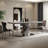 Metal Microlite Rectangular Dining Table Sets-104026401