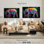 Éléphant de couleur géométrique Brampt-108083080