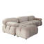 Hito 4 Piece Modular Inch Sectional Chaise Sofa Set,  Bubble Tufting-115686041-115686043