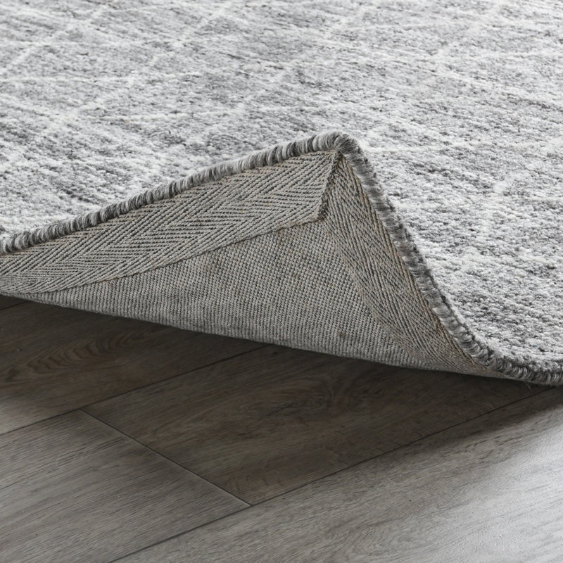 Tapis gris en laine Hastings, Rectangle 2 pi x 3 pi