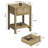 Pomodoro 23.6" H 1-Drawer Nightstand with Tool-Free Assembly-866142343