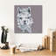  «Alpaca Punch» par Michele Norman, art mural sur toile, 18 po x 18 po