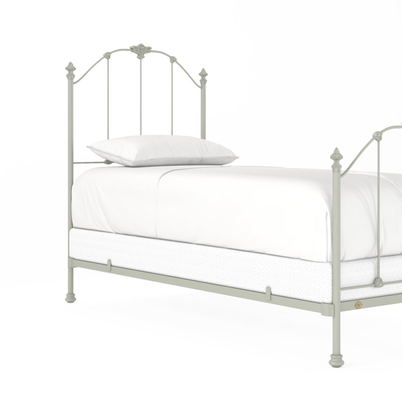 171 Country French Bed | Complete Standard, Sage Green, Twin