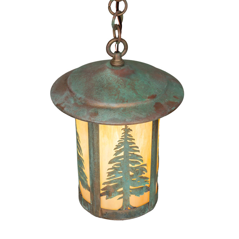 10" Wide Fulton Tall Pines Mini Pendant