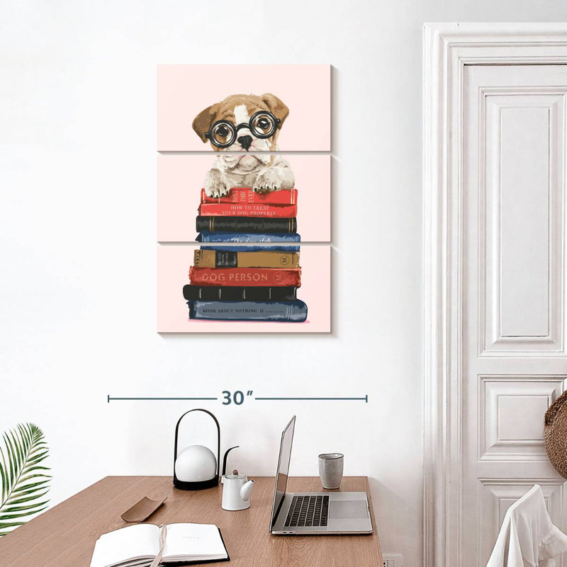 Kerner Dog Bookworm, 32" H x 20" W