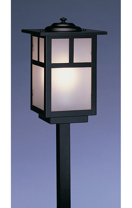 Éclairage de sentier 1 lumière Hylan, H 20 po x l 6 po / barre en T, Bronze, Brun clair