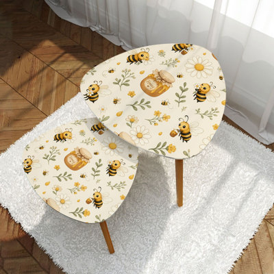 Ensemble de 2 tables basses gigognes Modern Modern