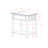 Denison Side Table - Rectangle End Table with a Drawer for Bedroom, White-507157534