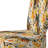 Modern Cheetah Orange And Black Fusion - Upholstered Contemporary Side Chair, Modern Abstract Accent Chair