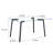 Glass Dining Table  Transparent, 130*80* 8MM-1550435343
