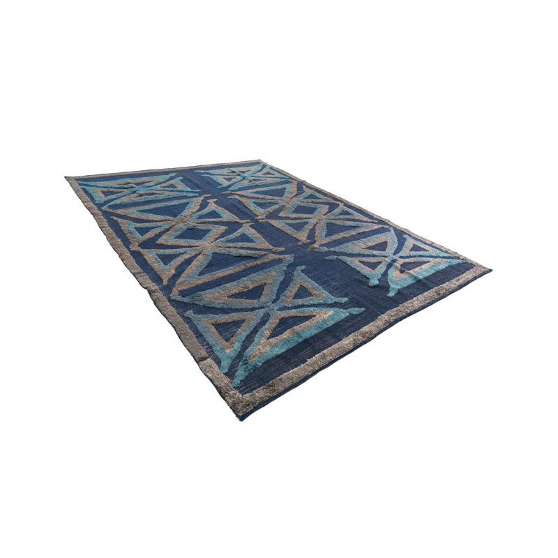 Kalmanovitz Navy Blue Rug