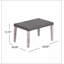 Repose-pieds en bois et osier Choix confortable, fonctions multiples, design classique et coins douillets