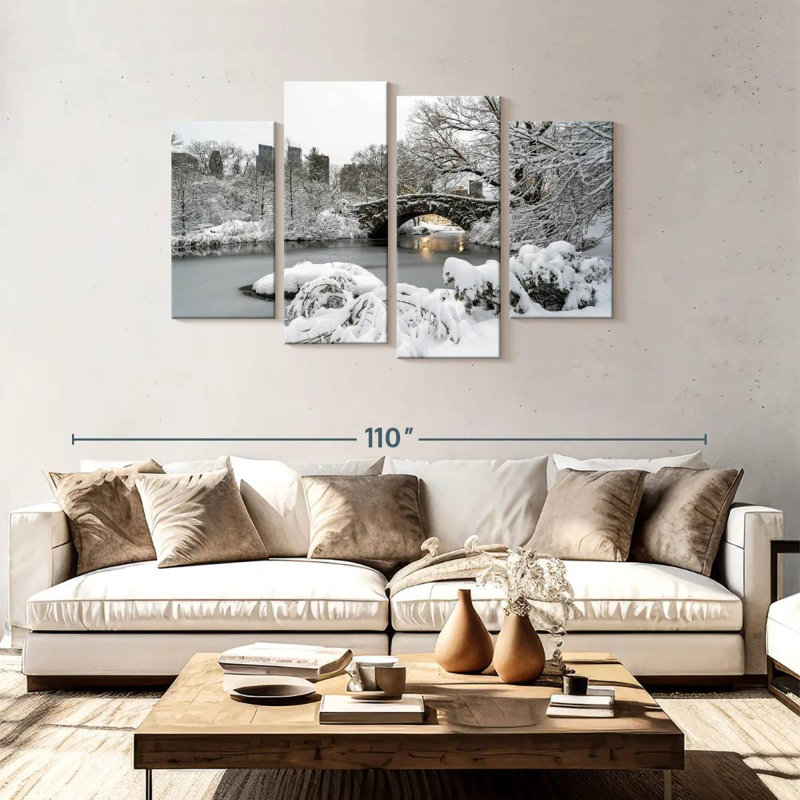 Marchelle NYC Central Park Winter, 48" H x 75" W