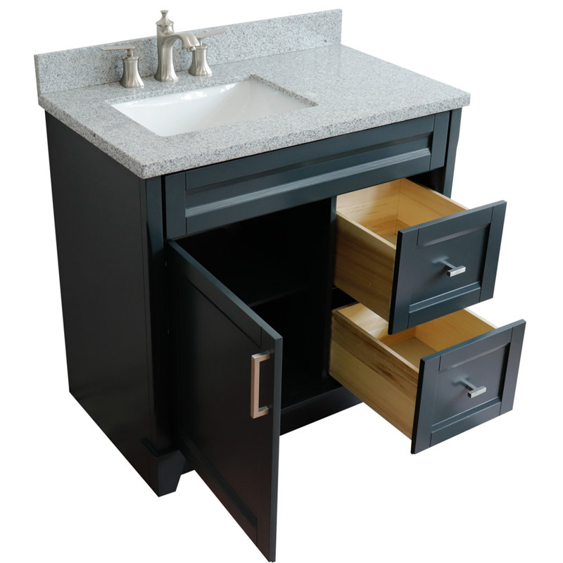 Ensemble de meuble-lavabo simple 37 po Eason, Gris