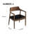 Gimbel 4 - Person Pine Solid Wood Solid Wood Top Double Pedestal Dining Set-450647989