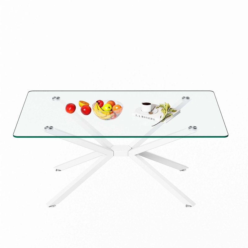 Table basse 39,37 po, Blanc