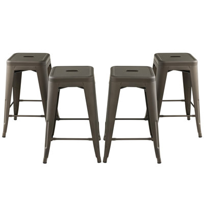 Counter Stool with Metal Frame