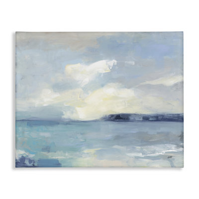 Sunny Peninsula Seascape Canvas Wall Art by Julia Purinton