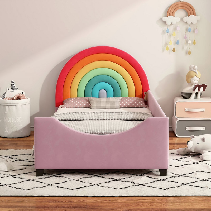 Lit de jour simple tapissier Rainbow