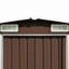 Celentano Galvanised Steel Garden Shed-475208835