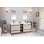Ensemble de meuble-lavabo double 71 po avec miroir Kunta-1077009750