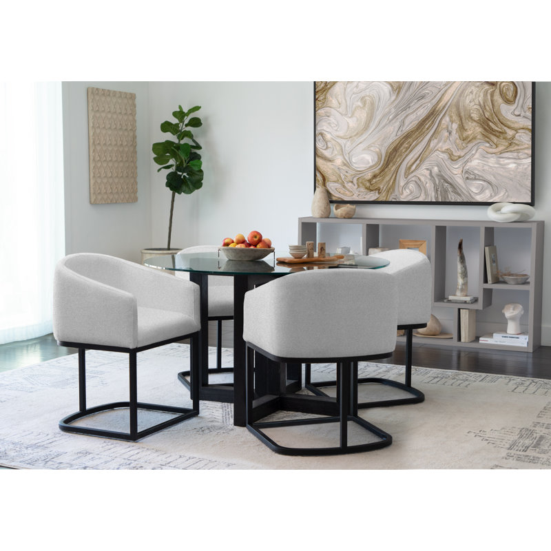 Blaze 5 - Piece Dining Set, Gray