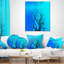 Coussin Dolphin in Blue Sea - Sea & Shore-89152084-89152083