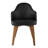 Murrieta 18'' H Faux Leather Upholstered Walnut Dining Chair-32650375