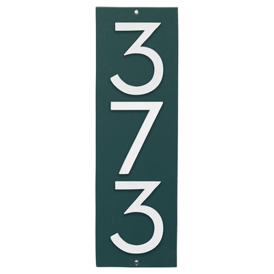 Floating 1-Line Wall Address Plaque