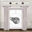 Tringle à rideau simple rose Mila-1722783506