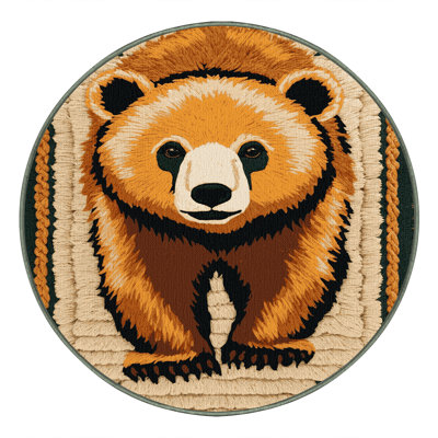  Tapis lavable Sun Bear