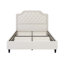 Lit tapissier en velours capitonné-846508850-846508848