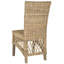 Chaise d'appoint en rotin Daviston