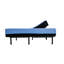 Matelas en mousse à mémoire de forme de 12 pouces avec base - housse de glace bleue et 6 ressorts ensachés pour un ajustement de 2,5 gélules