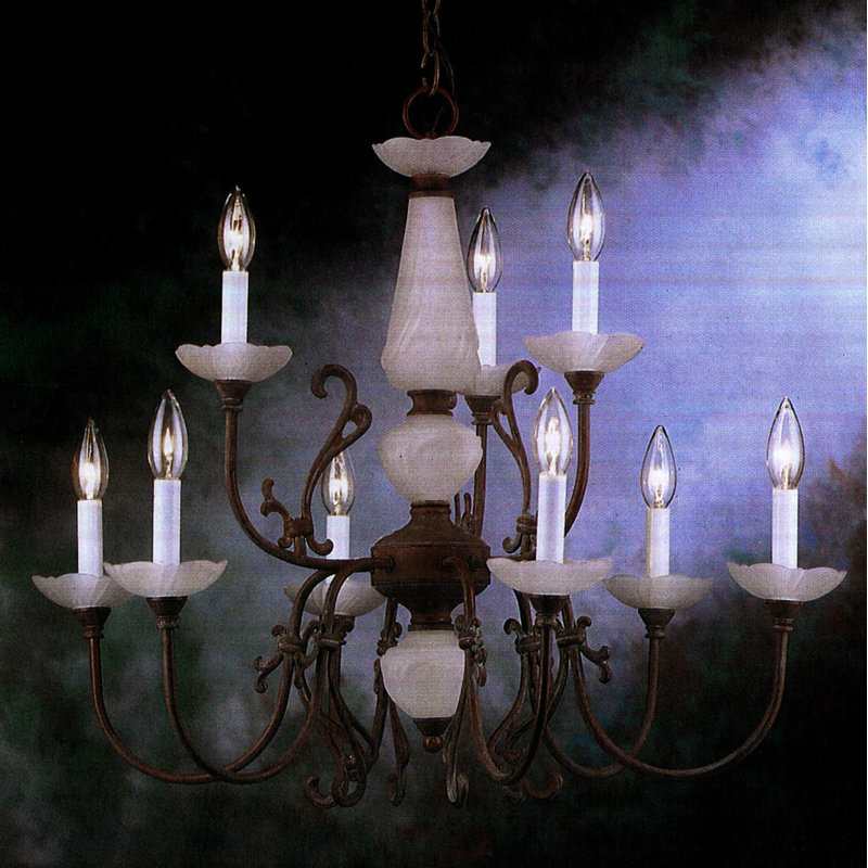 Bloomington 9 - Light Tiered Chandelier, Oil Rubbed Bronze